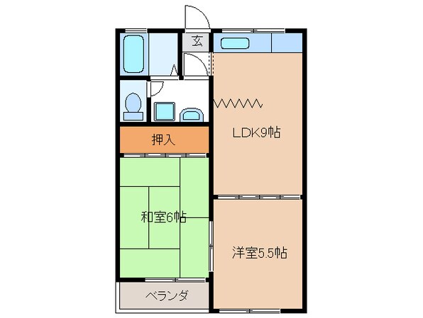 豊島コーポの物件間取画像